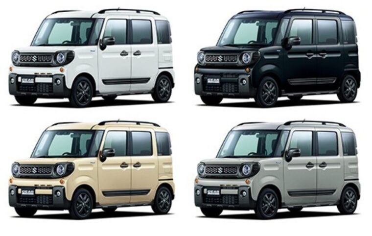 スペーシアギアのモノトーンカラー全4種