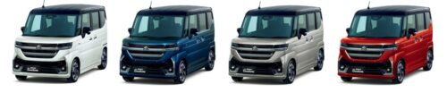 スペーシアカスタムのツートーンカラー全4色