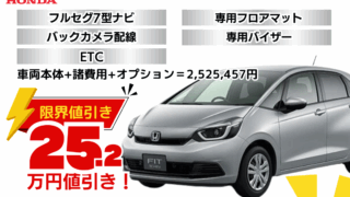 新車フィットの限界お値引きプラン
