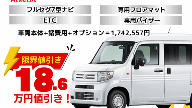 新車N-VANの限界お値引きプラン