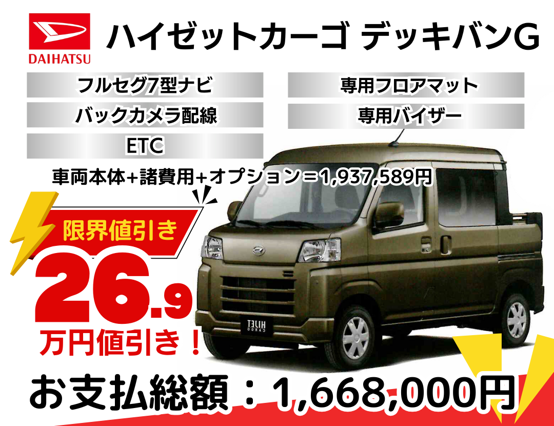 ハイゼットカーゴスペシャルの 