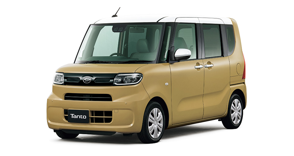 タントのホワイト × サンドベージュメタリック