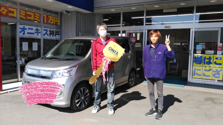 中古車ワゴンRスティングレーシルバー