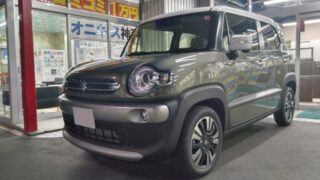 新型クロスビー　グリーン　御納車前写真