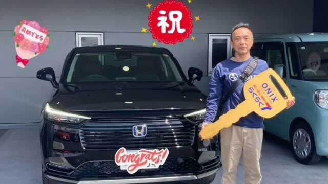 新車ヴェゼルハイブリッドご納車式