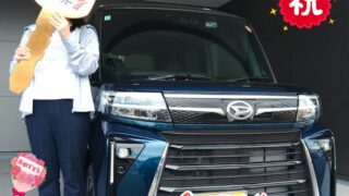 明石西店 河本の、N様 新車 タントカスタム納車写真