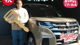 明石西店　新車　ソリオＫ様の納車写真。