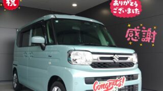 明石西店、M様　新車　スペーシアの納車写真です。