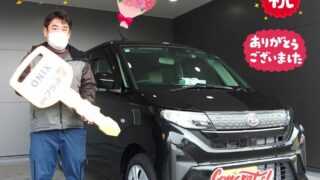 明石西店　H様　新車　ムーヴの納車のお写真です。