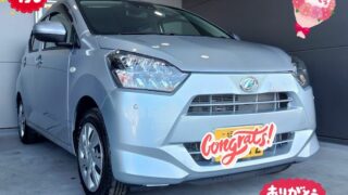 明石西店　（株）A様　新車　ミライースの納車のお写真です。