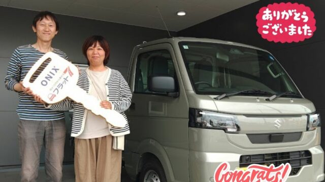 明石西店　T様　新車　キャリイトラック納車のお写真です。