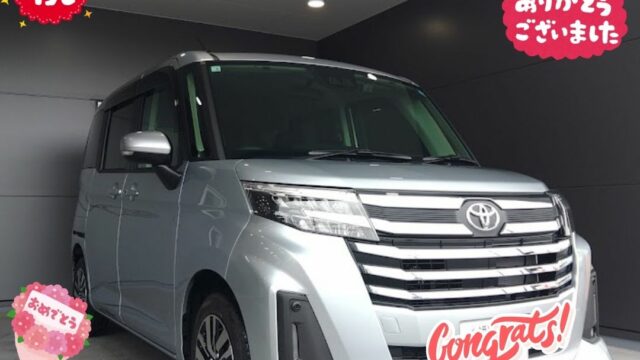 明石西店　Y様　新車　ルーミーの納車のお写真です。