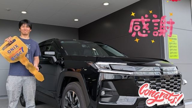 明石西店　Ｏ様　新車　ＲＡＶ4の納車のお写真です。