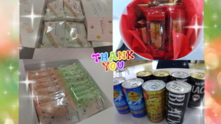 明石西店、去年末に頂いた、差し入れの写真
