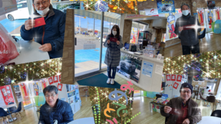 明石西店、お正月クイズご当選者のお写真！
